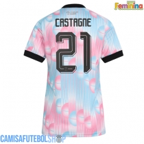Camisa de time de futebol Bélgica Timothy Castagne #21 Replicas 2º Equipamento Feminina Mundo 2026 Manga Curta